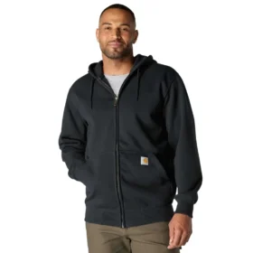 Sweat à capuche zippé intégral épais et déperlant Paxton pour homme - Sweats à capuche carhartt Rain Defender