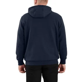 Sweat à capuche zippé intégral pour homme Paxton, hydrofuge et doublé thermique – Sweats à capuche carhartt Rain Defender