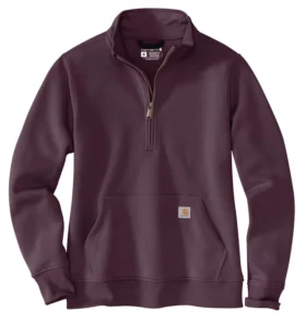 Sweat-shirt à fermeture éclair quart de longueur Clarksburg pour femme