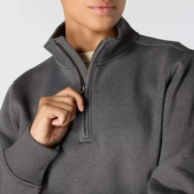 Sweat-shirt à fermeture éclair quart de longueur Clarksburg pour femme