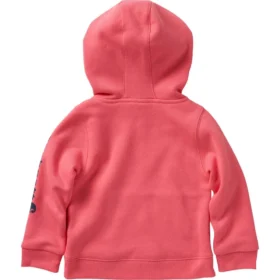 Sweat-shirt à manchons longs et demi-zip pour fille (bébé/tout-petit)