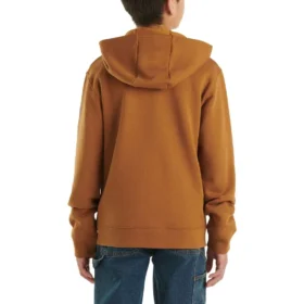 Sweat-shirt à manchons longs et fermeture éclair intégrale avec logo pour garçon (Enfant/Jeune)