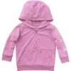 Sweat-shirt à manchons longs pour enfants, teint en pièce et à demi-zip, modèle « Re-Engineered » (bébés/tout-petits)
