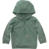 Sweat-shirt à manchons longs pour enfants, teint en pièce et à demi-zip, modèle « Re-Engineered » (bébés/tout-petits)