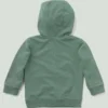 Sweat-shirt à manchons longs pour enfants, teint en pièce et à demi-zip, modèle « Re-Engineered » (bébés/tout-petits)