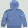 Sweat-shirt à manchons longs pour enfants, teint en pièce et à demi-zip, modèle « Re-Engineered » (bébés/tout-petits)