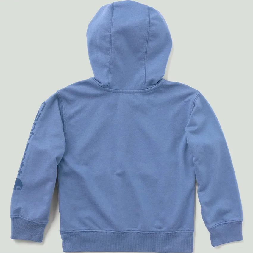 Sweat-shirt à manchons longs pour enfants, teint en pièce et à demi-zip, modèle « Re-Engineered » (bébés/tout-petits)