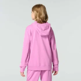 Sweat-shirt à manchons longs pour fille, teint en pièce et revisité (Enfant/Jeune)