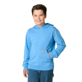 Sweat-shirt à manchons longs pour garçon, teint en pièce et repensé (Enfant/Jeune)