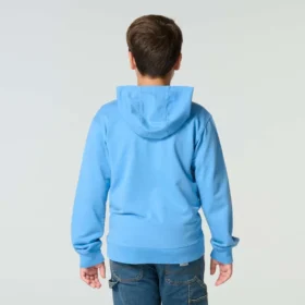 Sweat-shirt à manchons longs pour garçon, teint en pièce et repensé (Enfant/Jeune)