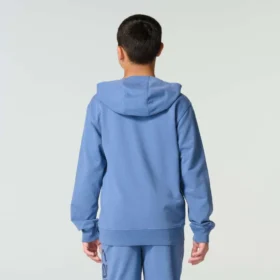 Sweat-shirt à manchons longs pour garçon, teint en pièce et repensé (Enfant/Jeune)