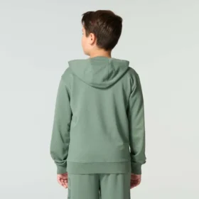 Sweat-shirt à manchons longs pour garçon, teint en pièce et repensé (Enfant/Jeune)
