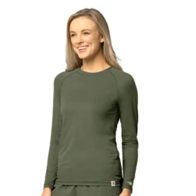 T-shirt de travail à manches longues Force Sub-Scrubs pour femme