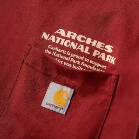 T-shirt graphique à manches longues épais pour homme « Arches National Park »