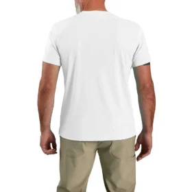 T-shirt léger pour homme Force Sun Defender UPF 50+ évacuant l’humidité – Chemises de protection solaire