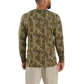 T-shirt à manches longues camouflage Force Sun Defender UPF 50+ pour homme – Chemises de protection solaire