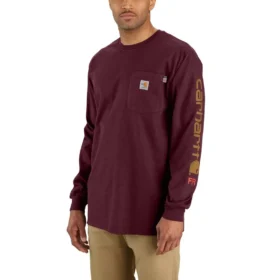 T-shirt à manches longues et coupe ample « Fr Force Irvine » pour homme avec logo - Chemises ignifugées