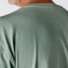 T-shirt à manches longues et logo pour homme Dearborn, coupe ample, tissu épais