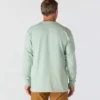 T-shirt à manches longues et logo pour homme Dearborn, coupe ample, tissu épais