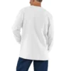 T-shirt à manches longues et poche pour homme Dearborn, coupe ample et tissu épais