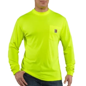 T-shirt à manches longues Force pour homme, coupe ample et couleurs rehaussées