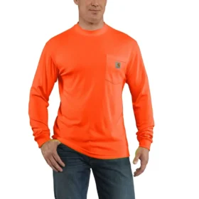 T-shirt à manches longues Force pour homme, coupe ample et couleurs rehaussées