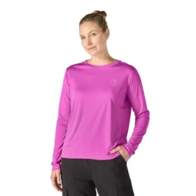 T-shirt à manches longues léger Force Sun Defender UPF 50+ pour femme - Chemises de protection solaire
