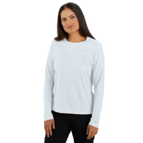 T-shirt à manches longues léger Force Sun Defender UPF 50+ pour femme - Chemises de protection solaire