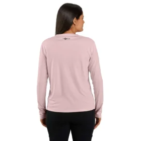 T-shirt à manches longues léger Force Sun Defender UPF 50+ pour femme – Chemises de protection solaire