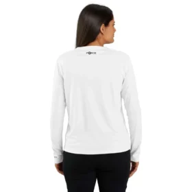 T-shirt à manches longues léger Force Sun Defender UPF 50+ pour femme – Chemises de protection solaire