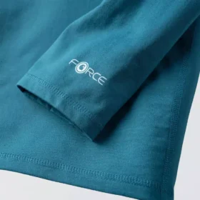 T-shirt à manches longues pour homme Force, évacuant l’humidité et doté d’une poche