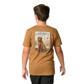 T-shirt à manchons courts pour garçon avec motif chien (enfant/tout-petit/jeune)