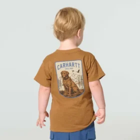 T-shirt à manchons courts pour garçon avec motif chien (enfant/tout-petit/jeune)