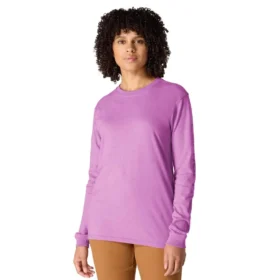 T-shirt à manchons longs épais et ample pour femme « Dearborn » avec logo