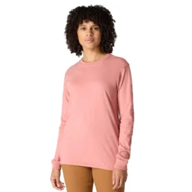 T-shirt à manchons longs épais et ample pour femme « Dearborn » avec logo