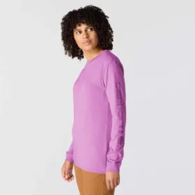 T-shirt à manchons longs épais et ample pour femme « Dearborn » avec logo