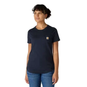 T-shirt à poche pour femme Force, coupe ample et évacuant l'humidité