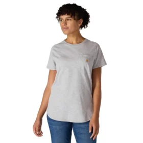 T-shirt à poche pour femme Force, coupe ample et évacuant l'humidité