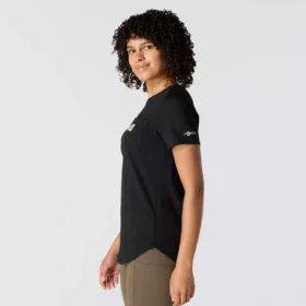 T-shirt à poche pour femme Force, coupe ample et évacuant l’humidité