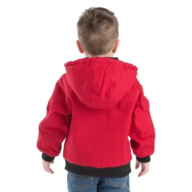 Veste Active à capuche isolée en toile pour garçon (bébé/tout-petit)