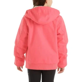 Veste Active Jac à manchettes longues pour fille, en flanelle doublée de sherpa (Enfant/Jeune)