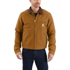 Veste carhartt J01 « Detroit Jacket » pour homme, doublée de la célèbre toison de canard Iconic