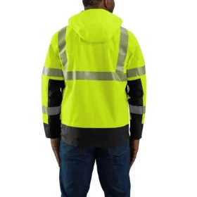 Veste de pluie imperméable haute visibilité classe 3 pour homme « Portsmouth » : veste Storm Defender