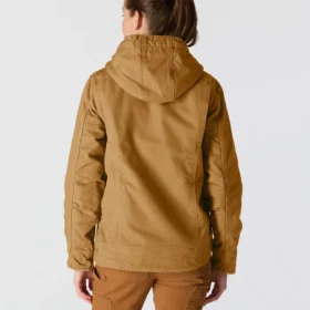 Veste iconique Sierra pour femme en toile de coton délavée doublée de polaire Sherpa