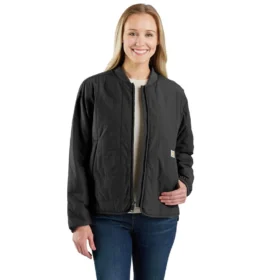 Veste légère pour femme Rockford, isolée, doublée en polaire Sherpa et résistante à l'eau - Veste Rain Defender