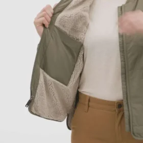 Veste légère pour femme Rockford, isolée, doublée en polaire Sherpa et résistante à l’eau – Veste Rain Defender