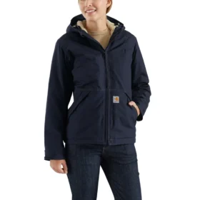 Veste pour femme ignifuge Full Swing® à coupe ample Quick Duck® doublée en sherpa